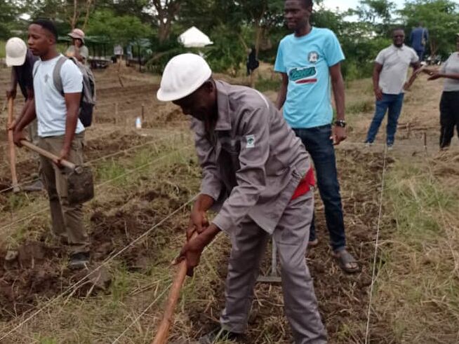 Training for the supervisor of the 10-hectare demonstration plot