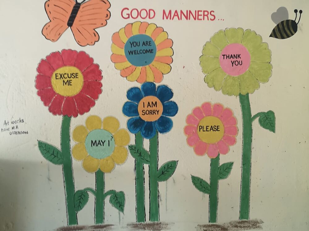 Good manners are highly valued here.