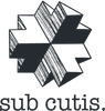 Stylized star-shaped logo made of eight interlocking, cross-hatched blocks with a 3D effect
