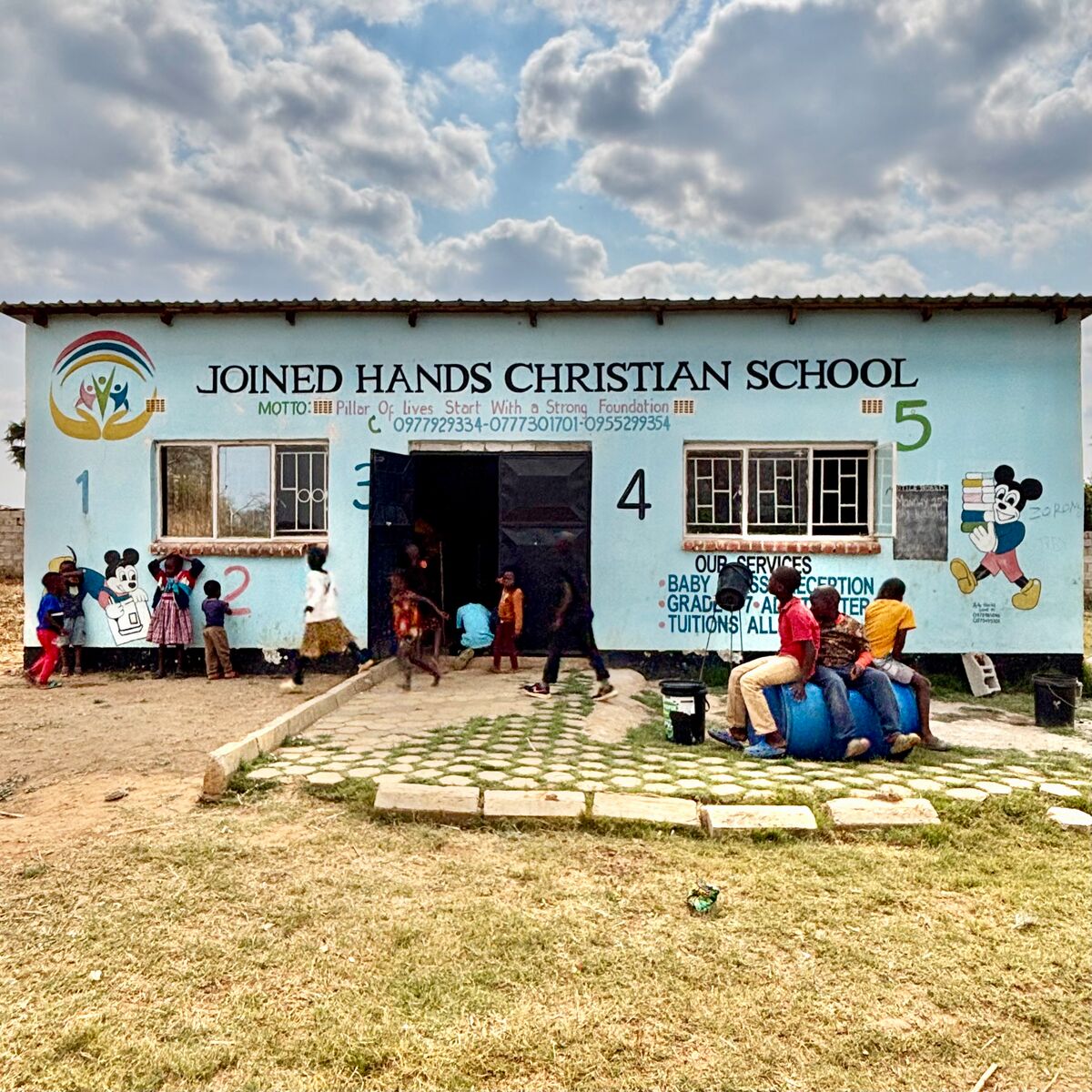 Main building of Joined Hands Christian School